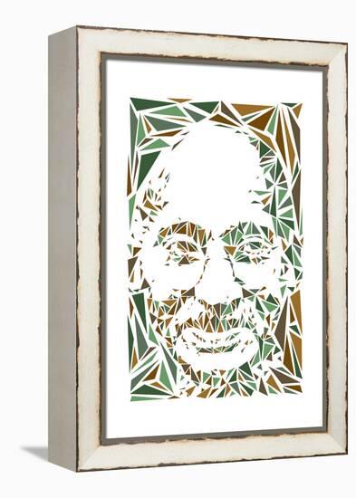 Mahatma Gandhi-Cristian Mielu-Framed Stretched Canvas