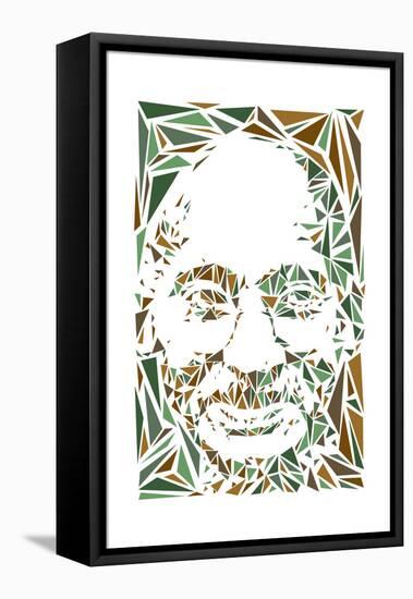 Mahatma Gandhi-Cristian Mielu-Framed Stretched Canvas