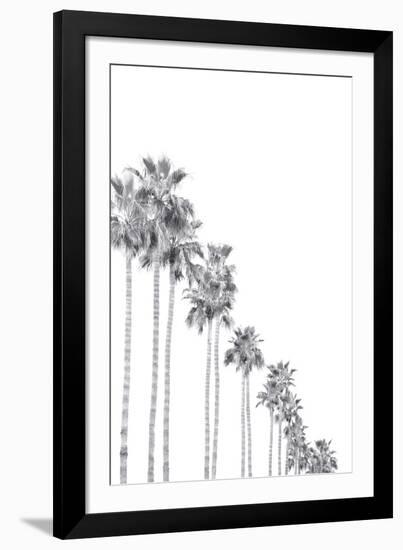 Mahina Avenue - Noir-Irene Suchocki-Framed Art Print