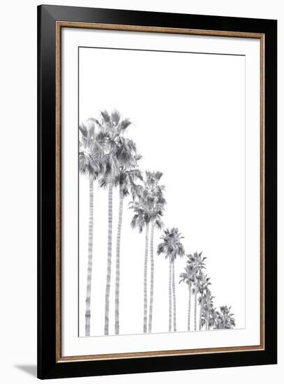 Mahina Avenue - Noir-Irene Suchocki-Framed Art Print