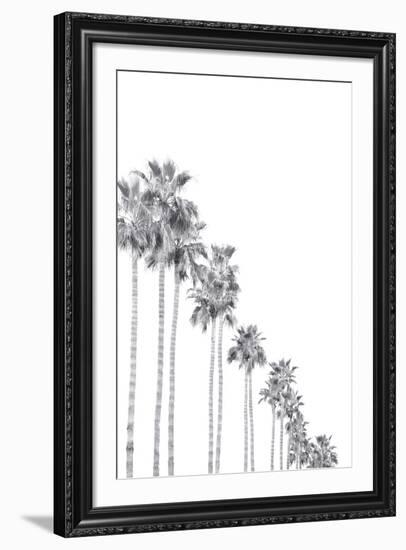 Mahina Avenue - Noir-Irene Suchocki-Framed Art Print