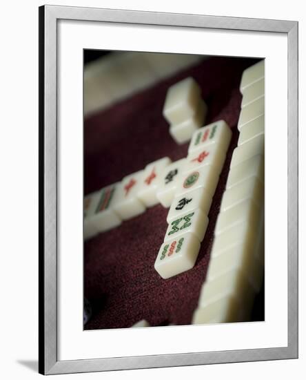 Mahjong Tiles, Dali, Yunnan, China-Porteous Rod-Framed Photographic Print