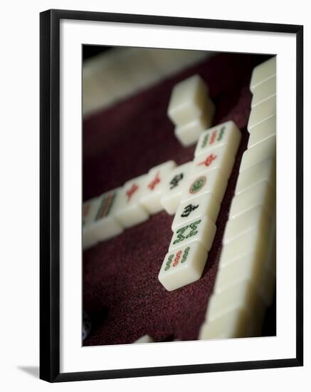 Mahjong Tiles, Dali, Yunnan, China-Porteous Rod-Framed Photographic Print