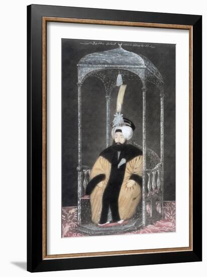 Mahmud II, Ottoman Emperor, 1808-John Young-Framed Giclee Print