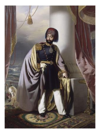 Sultan Mahmud Ii 1784 1839 By Karl Joseph Brodtmann 1787 1862 1824 Colour Lithograph Private Collection Bridgeman Images Karikatur Sultan Resim