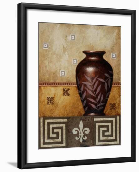 Mahogany Urn I-Michael Marcon-Framed Art Print