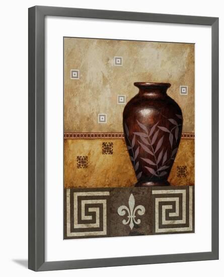 Mahogany Urn I-Michael Marcon-Framed Art Print