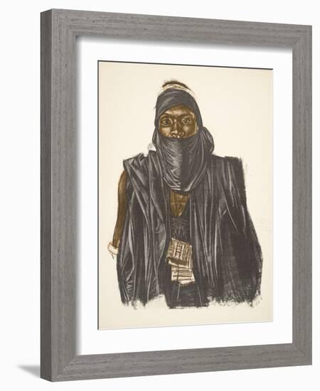Mahoma, Race Songhai (Ansongo), from Dessins Et Peintures D'afrique, Executes Au Cours De L'expedit-Alexander Yakovlev-Framed Giclee Print