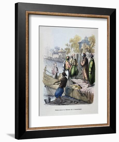 Mahomet Ali Arriving in Constantinople, C1847-Jean Adolphe Beauce-Framed Giclee Print