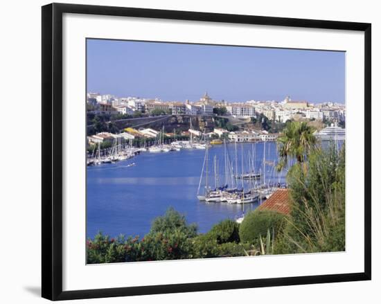 Mahon Harbour, Menorca, Baleares Islands, Spain-R Richardson R Richardson-Framed Photographic Print