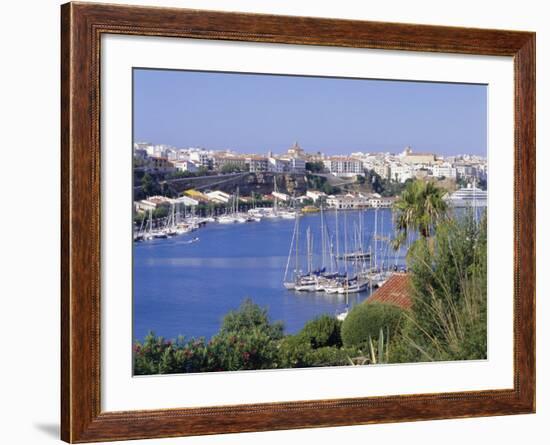 Mahon Harbour, Menorca, Baleares Islands, Spain-R Richardson R Richardson-Framed Photographic Print