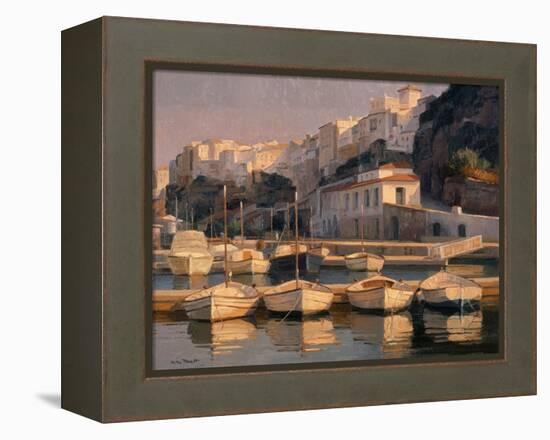 Mahon Port-Kiku Poch-Framed Stretched Canvas