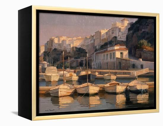 Mahon Port-Kiku Poch-Framed Stretched Canvas