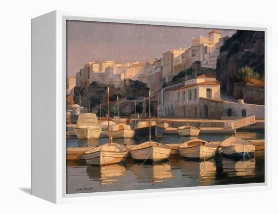 Mahon Port-Kiku Poch-Framed Stretched Canvas