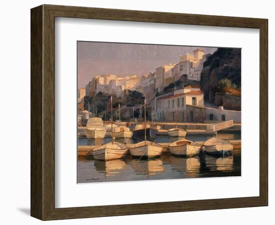 Mahon Port-Kiku Poch-Framed Art Print