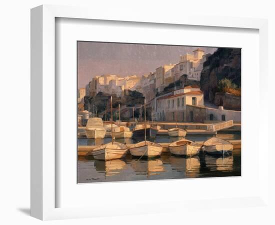 Mahon Port-Kiku Poch-Framed Art Print