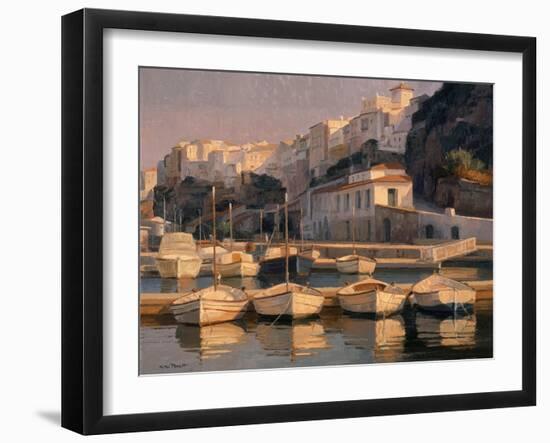 Mahon Port-Kiku Poch-Framed Art Print