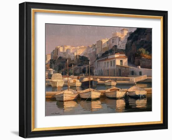 Mahon Port-Kiku Poch-Framed Art Print