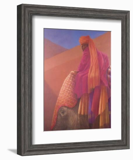 Mahout and Elephant-Lincoln Seligman-Framed Giclee Print