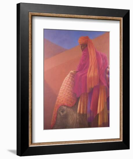 Mahout and Elephant-Lincoln Seligman-Framed Giclee Print