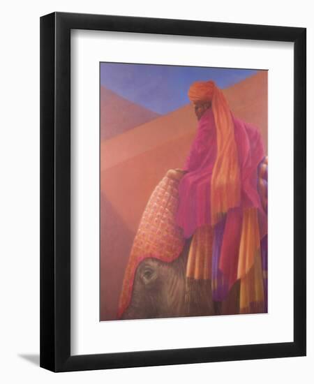 Mahout and Elephant-Lincoln Seligman-Framed Giclee Print