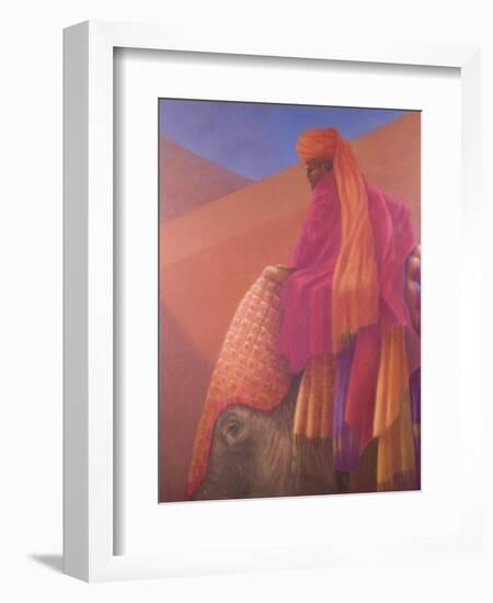 Mahout and Elephant-Lincoln Seligman-Framed Giclee Print