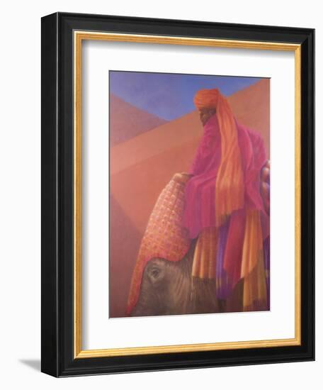 Mahout and Elephant-Lincoln Seligman-Framed Giclee Print