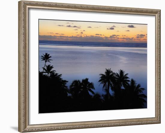 Mahuti Bay, Huahine, French Polynesia, South Pacific Ocean, Pacific-Jochen Schlenker-Framed Photographic Print