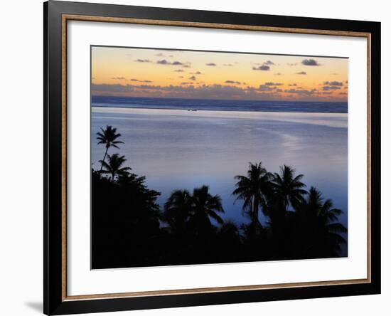 Mahuti Bay, Huahine, French Polynesia, South Pacific Ocean, Pacific-Jochen Schlenker-Framed Photographic Print