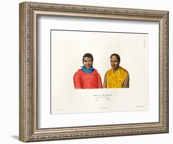 Mai and Téffaanora-Ambroise Tardieu-Framed Giclee Print