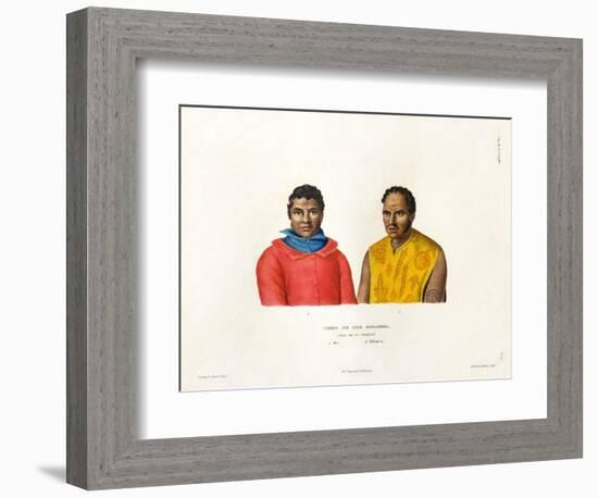 Mai and Téffaanora-Ambroise Tardieu-Framed Giclee Print