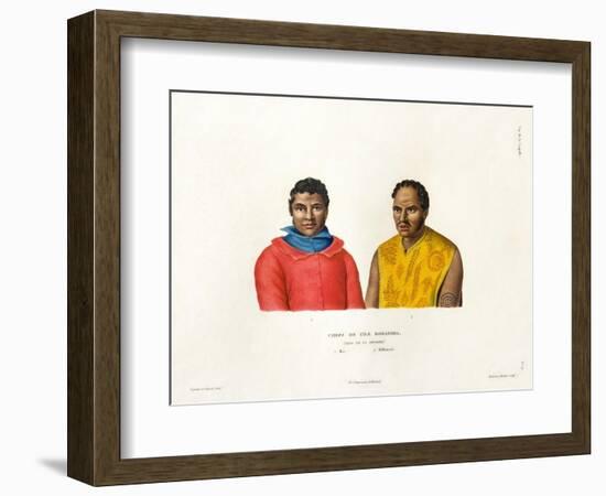 Mai and Téffaanora-Ambroise Tardieu-Framed Giclee Print