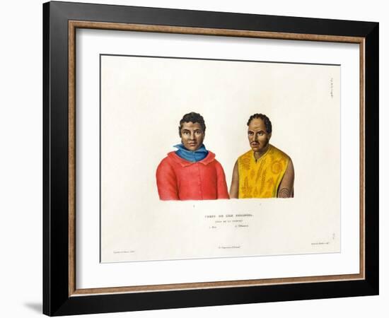 Mai and Téffaanora-Ambroise Tardieu-Framed Giclee Print