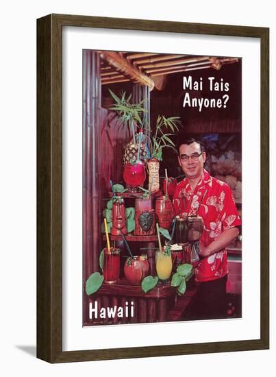 Mai Tais Anyone? Tiki Cocktails-null-Framed Art Print