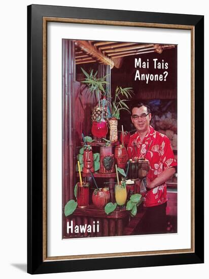 Mai Tais Anyone? Tiki Cocktails-null-Framed Art Print