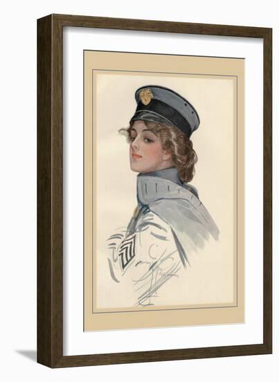 Maid at Arms-Harrison Fisher-Framed Art Print