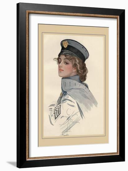 Maid at Arms-Harrison Fisher-Framed Art Print