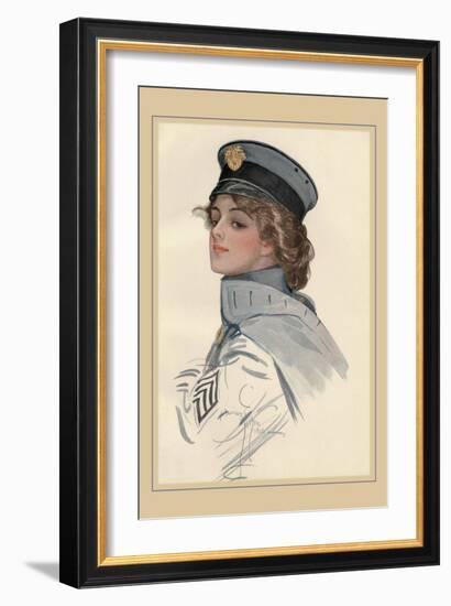 Maid at Arms-Harrison Fisher-Framed Art Print