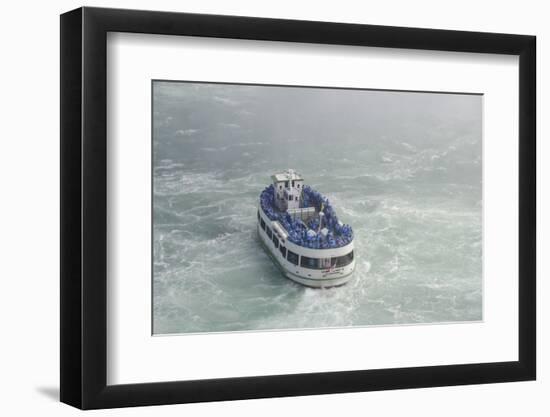 Maid of the Mist Sightseeing Boat, Niagara Falls, Ontario, Canada-Cindy Miller Hopkins-Framed Photographic Print