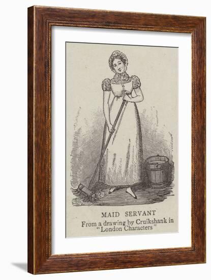 Maid Servant-George Cruikshank-Framed Giclee Print