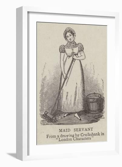 Maid Servant-George Cruikshank-Framed Giclee Print