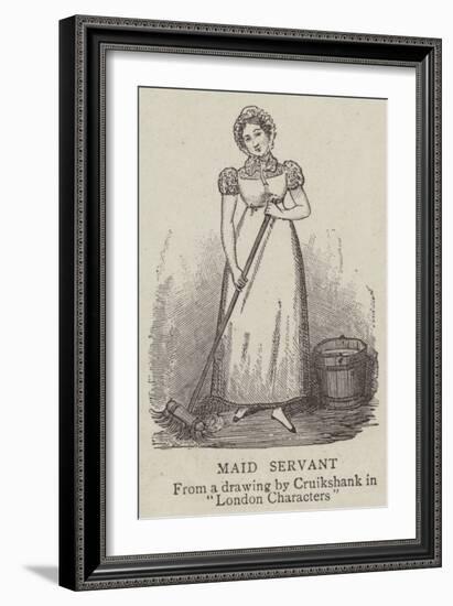 Maid Servant-George Cruikshank-Framed Giclee Print