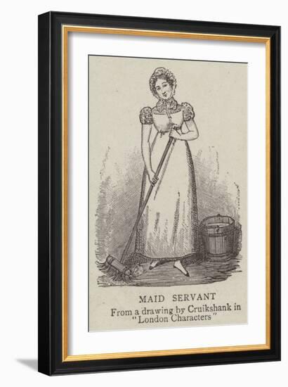 Maid Servant-George Cruikshank-Framed Giclee Print