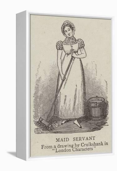 Maid Servant-George Cruikshank-Framed Premier Image Canvas