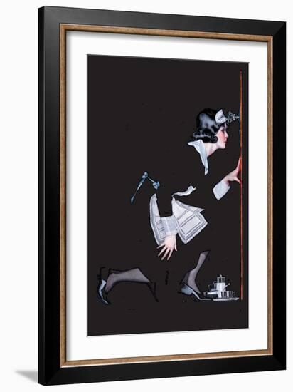 Maid to Spy-C. Coles Phillips-Framed Art Print