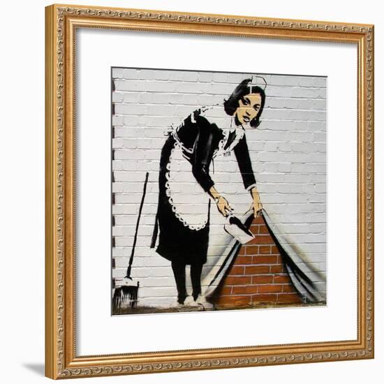 Maid-Banksy-Framed Giclee Print