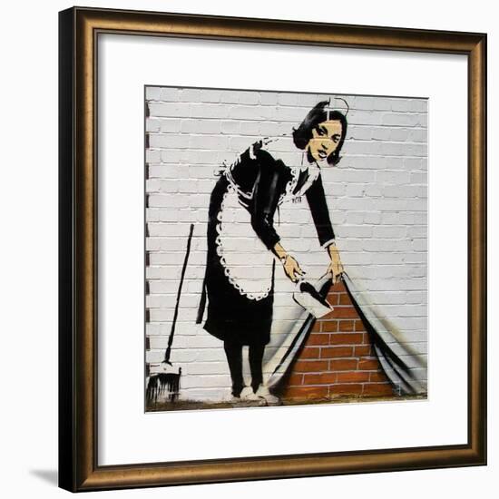 Maid-Banksy-Framed Giclee Print