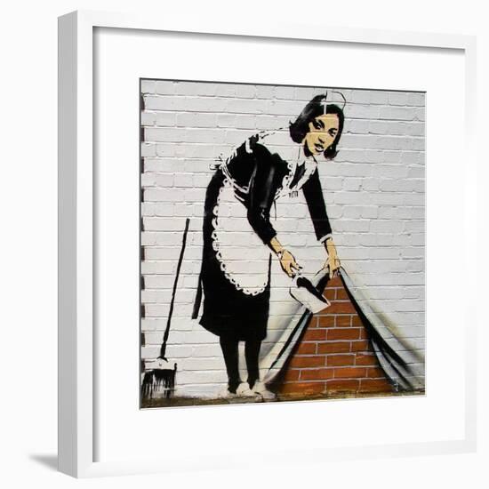 Maid-Banksy-Framed Giclee Print