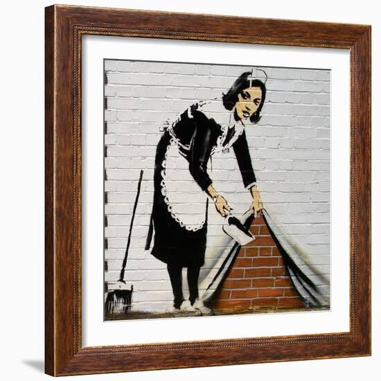 Maid-Banksy-Framed Giclee Print