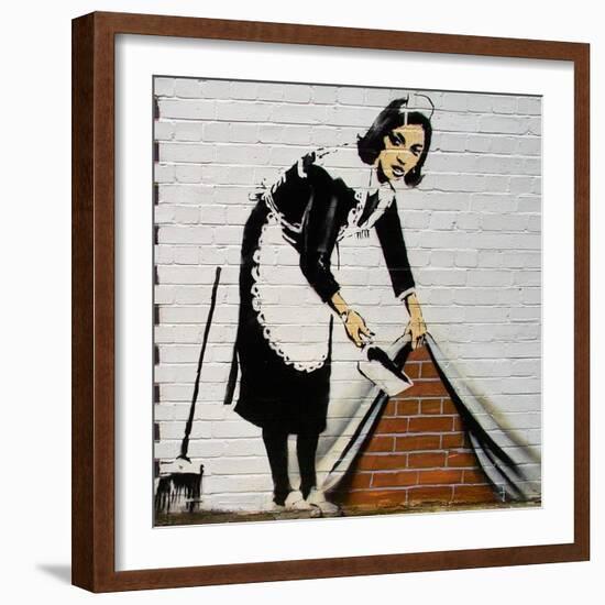 Maid-Banksy-Framed Giclee Print